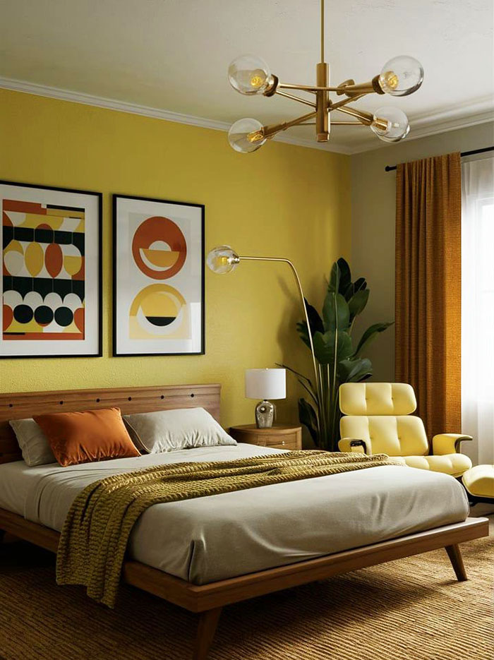 Decor phòng ngủ bằng các vật phẩm nghệ thuật